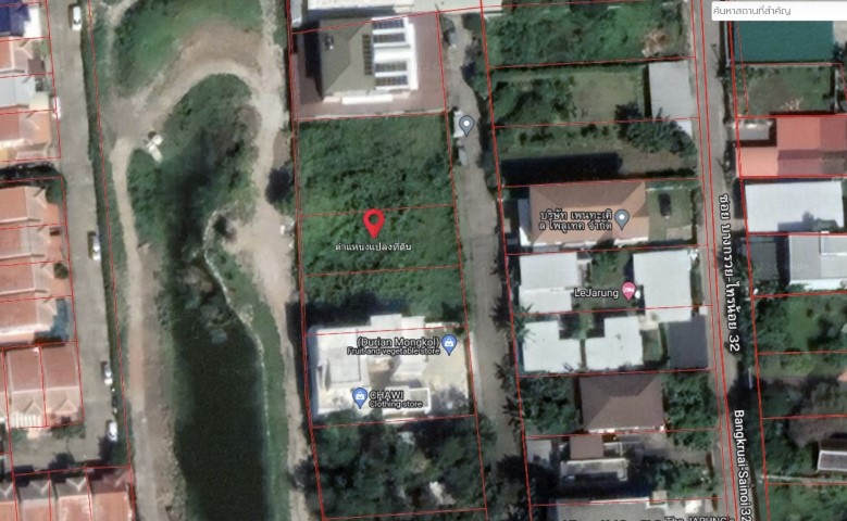 *****ที่ดินเปล่านนทบุรี บางกรวย-ไทรน้อย32 ที่ดินทำเลแห่งการเดินทาง เนื้อที่ขนาด 91 ตร.ว.  ติดถนนบางกรวย-ไทรน้อย สร้างเป็นที่อยู่อาศัยก็ดี หรือจะลงทุนก็คุ้ม เชื่อมต่อได้หลายเส้นทาง บนทำเลเยี่ยม ใกล้รถไฟฟ้าสายสีม่วง "สถานีแยกติวานนท์" จองด่วน!